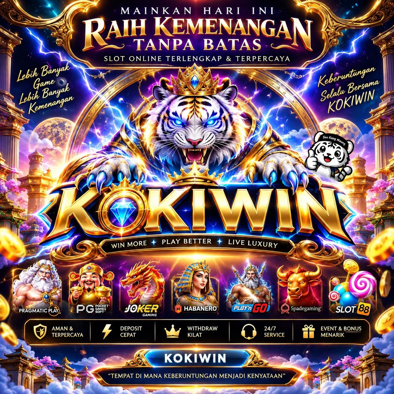 KOKIWIN 🐅 Sensasi Naik Level, Putaran Makin Pecah, Target Maxwin Impian Siap Jadi Cerita Seru Berikutnya! - WooCommerce eCommerce